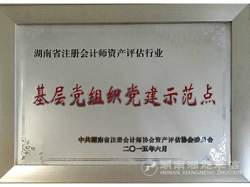 2015.6基层党组织党建示范点